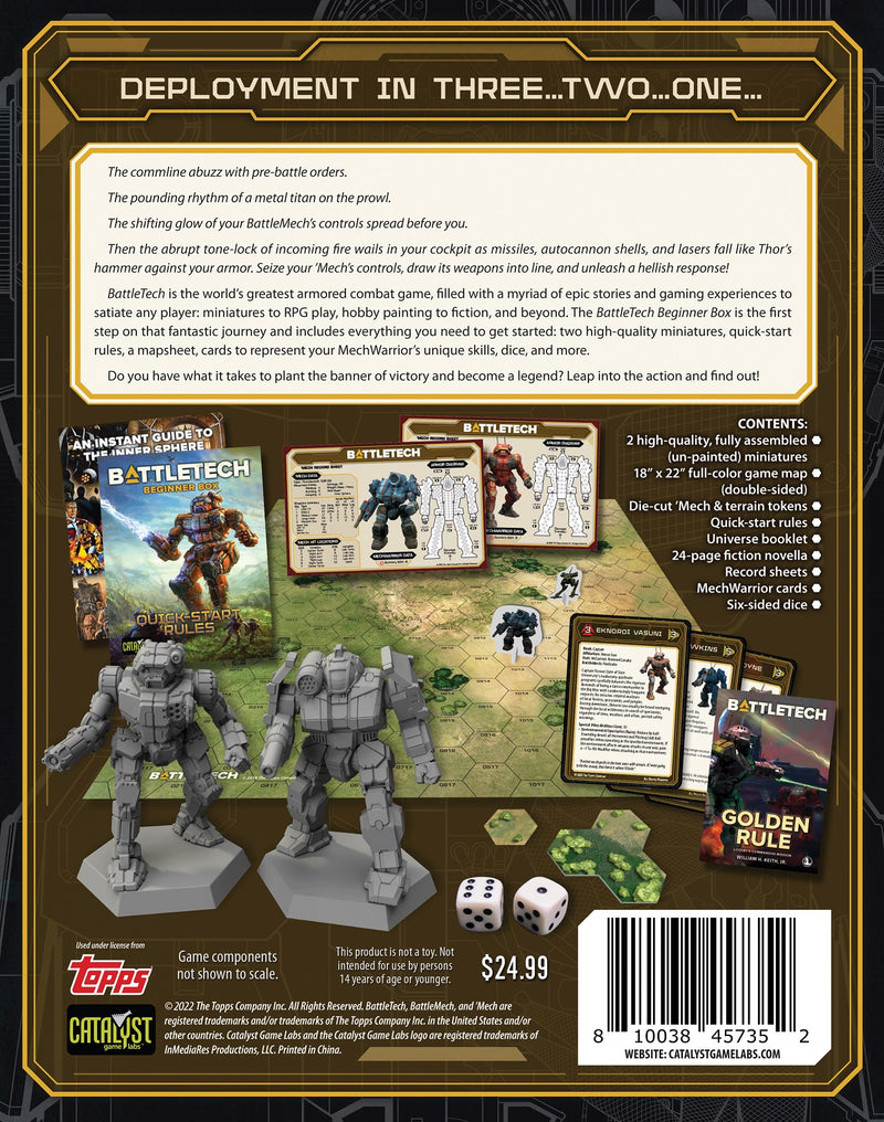 BattleTech: Beginner Box (2022) BattleTech Catalyst Game Labs   