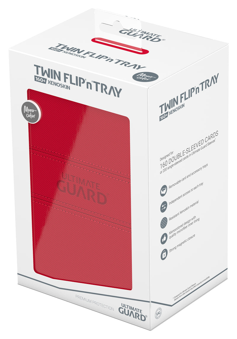 Ultimate Guard Twin Flip 'n' Tray: Red (160+)