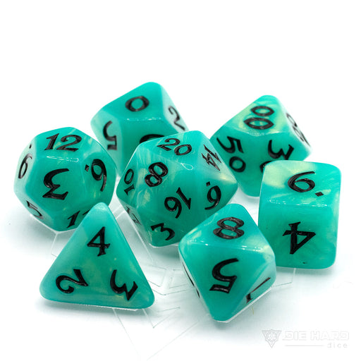 Die Hard Dice: Shady Vale w/ Black Elessia 7-Die Set Dice & Gaming Accessories Die Hard Dice