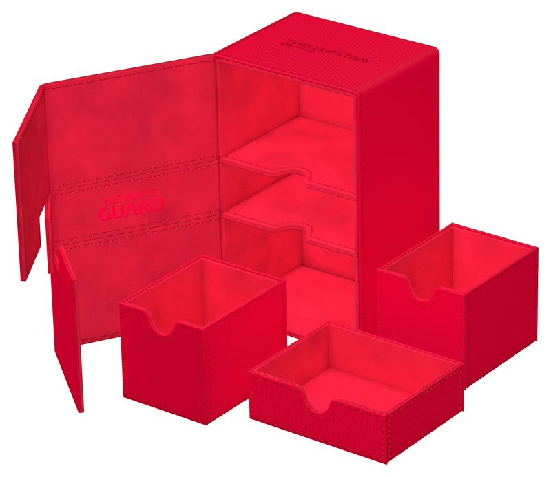 Ultimate Guard Twin Flip 'n' Tray: Red (160+) Product Type Unknown Ultimate Guard