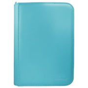 Ultra Pro: Pro Binder Vivid 4-Pocket Zippered Light Blue Binders & Pages Ultra Pro
