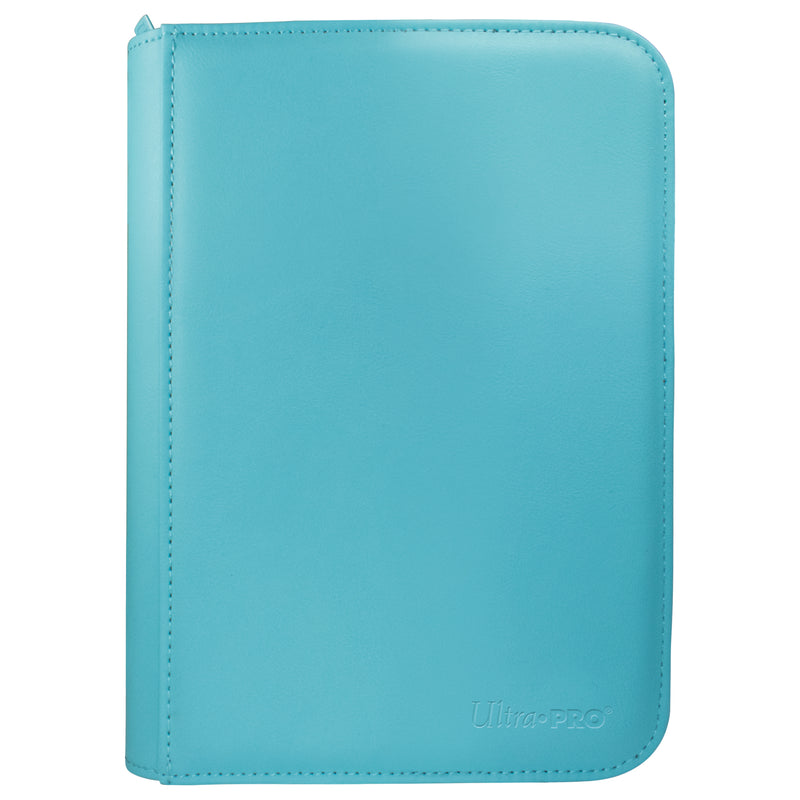 Ultra Pro: Pro Binder Vivid 4-Pocket Zippered Light Blue Binders & Pages Ultra Pro