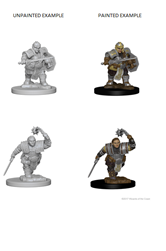 D&D Nolzur's Marvelous Miniatures: W2 Dwarf Fighter Female Unpainted Miniatures WizKids