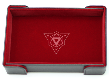 Die Hard Castle Magnetic Rectangle Tray Red Dice & Gaming Accessories Die Hard Dice