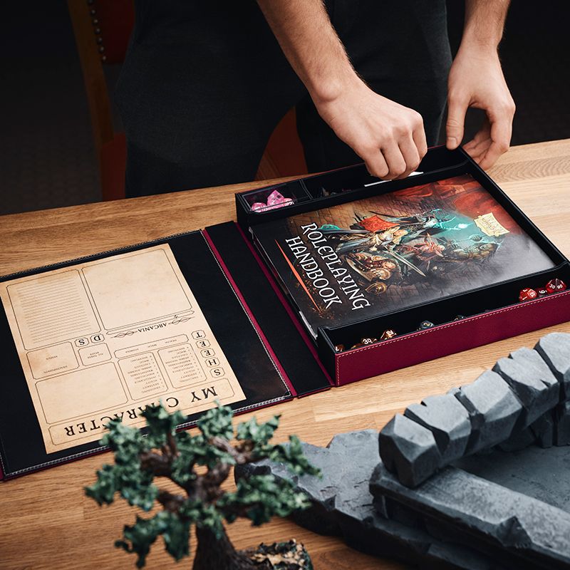 Dragon Shield RPG Player Companion Blood Red Tabletop RPGs Dragon Shield