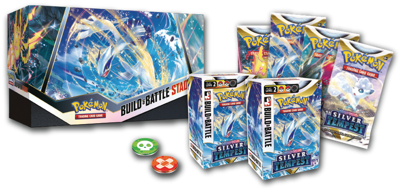 Pokémon Silver Tempest Build & Battle Stadium Pokemon Sealed Pokémon   