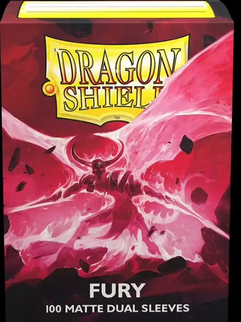 Dragon Shield: Dual Matte Sleeves - Fury 100Ct Card Sleeves Dragon Shield