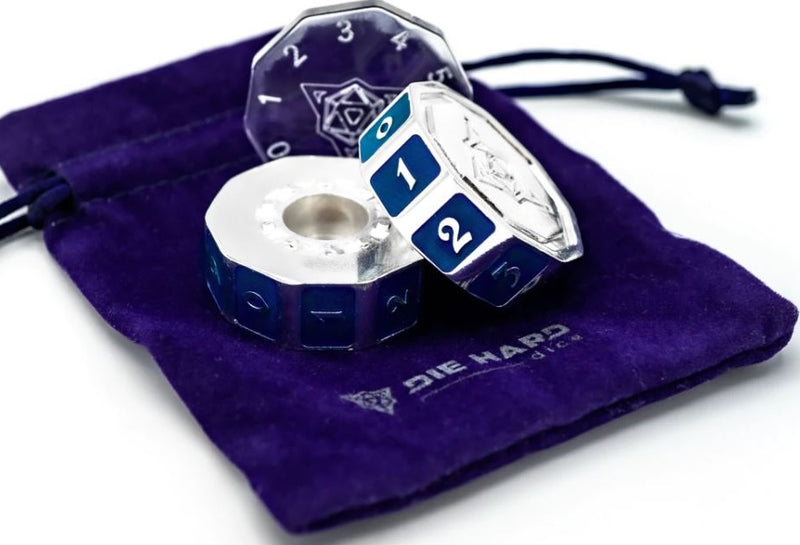 Die Hard Dice: Lifelink Counter - Island Blue Upgrade Dice & Gaming Accessories Die Hard Dice