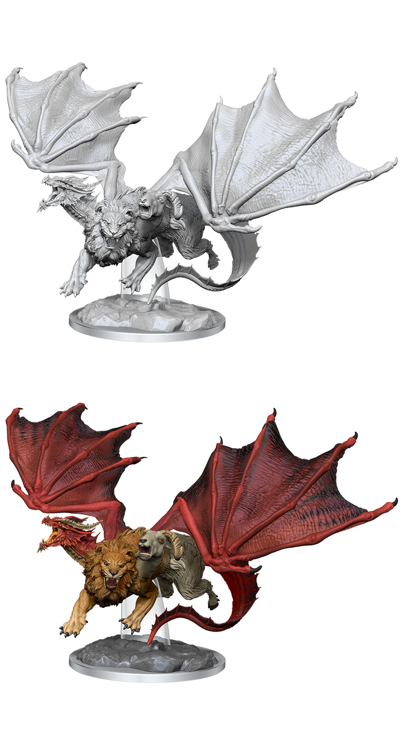 D&D Nolzur's Marvelous Miniatures: W16 Chimera Unpainted Miniatures WizKids