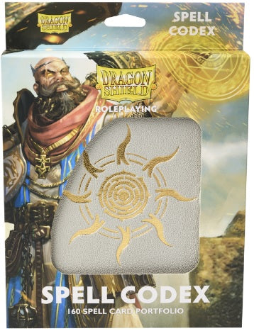 Dragon Shield RPG Spell Codex Ashen White (160) Tabletop RPGs Dragon Shield