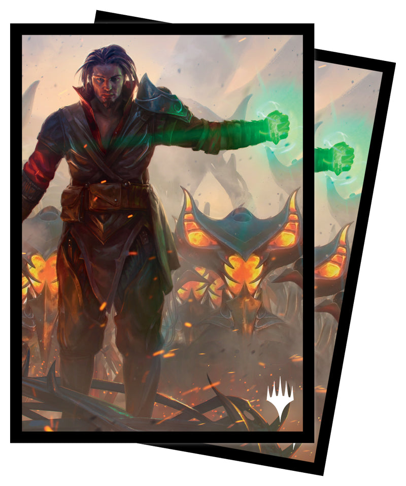 Ultra Pro: Art Sleeves - "Mishra, Eminent One" MTG The Brothers' War 100Ct Card Sleeves Ultra Pro