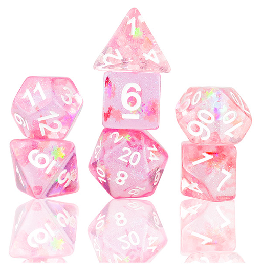 Sirius Dice: 7-Die Dice Set Celestial - Autumn Dawn Dice & Gaming Accessories Sirius Dice
