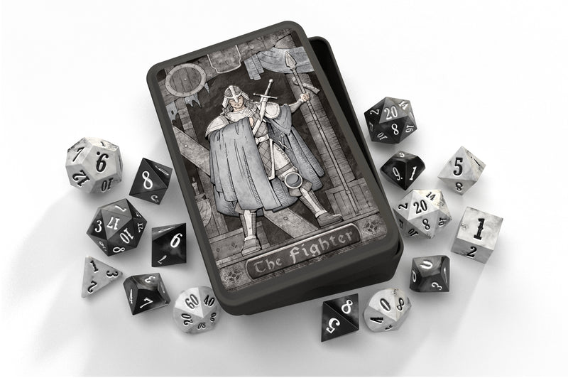 Beadle & Grimm's: The Fighter RPG Dice Set Dice & Gaming Accessories Beadle & Grimm's