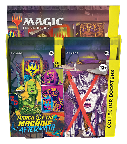 MTG March of the Machine: The Aftermath Collector Booster Box MTG Sealed Magic: The Gathering   