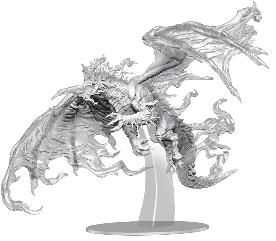 D&D Nolzur's Marvelous Miniatures: Adult Blue Shadow Dragon Unpainted Miniatures WizKids