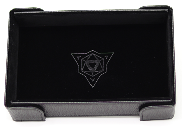 Die Hard Dice: Castle Magnetic Rectangle Dice Tray - Black Dice & Gaming Accessories Die Hard Dice