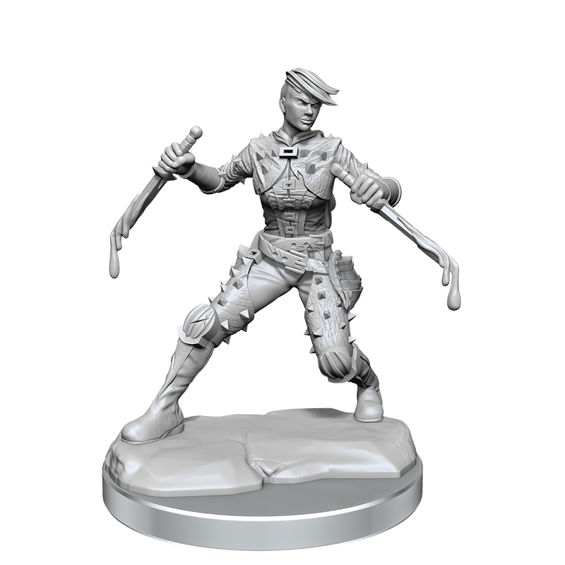 D&D Frameworks: Human Rogue Female RPG Miniatures WizKids   
