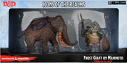 D&D Icons of the Realms: Snowbound Frost Giant on Mammoth RPG Miniatures WizKids   
