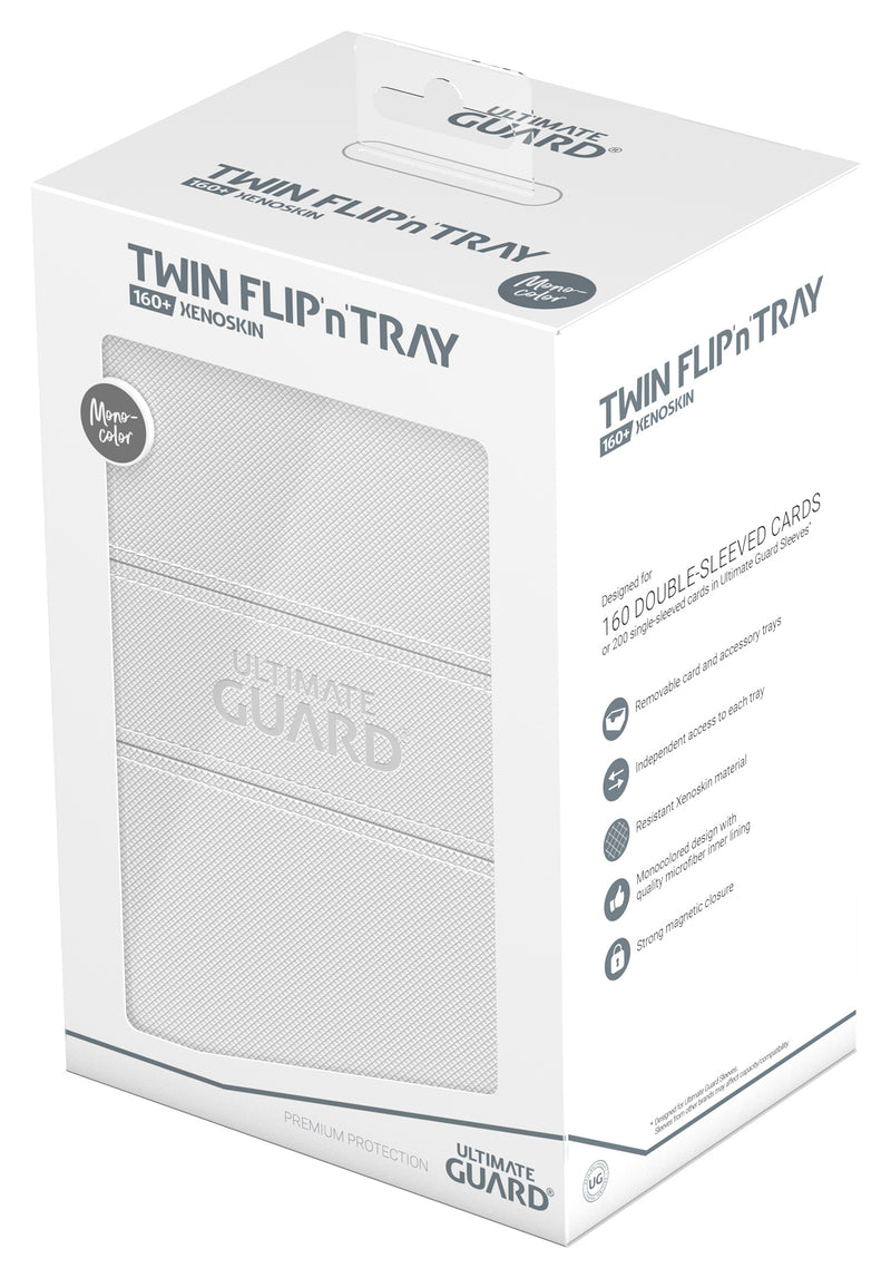 Ultimate Guard Twin Flip 'n' Tray: White (160+)