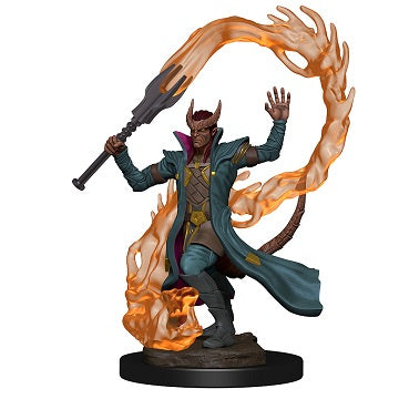 D&D Icons of the Realms: Premium Miniature - Tiefling Sorcerer (Male) RPG Miniatures WizKids