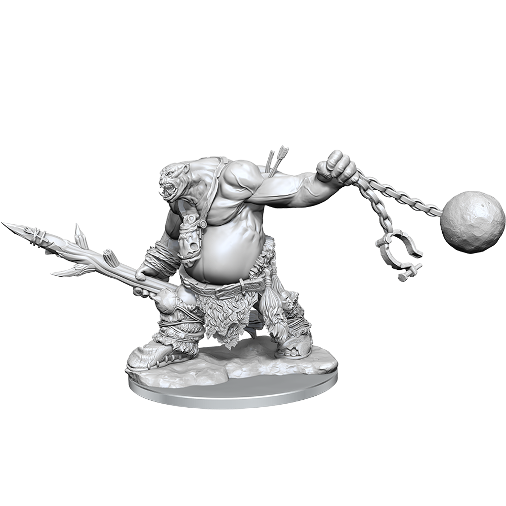 D&D Frameworks: W1 Ogre RPG Miniatures WizKids