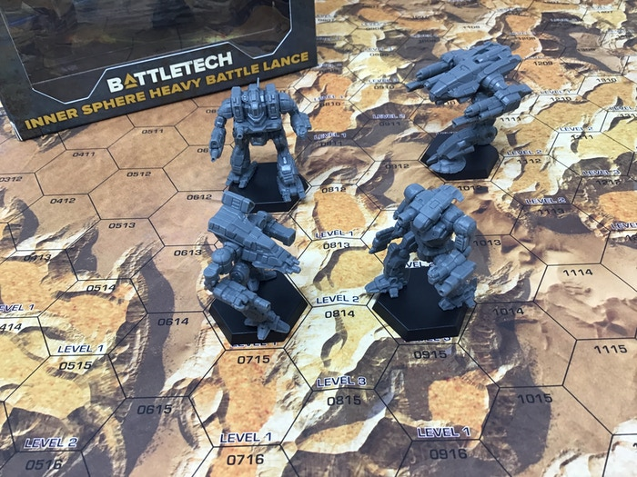 BattleTech: ForcePack - Inner Sphere Heavy Battle Lance BattleTech Catalyst Game Labs   