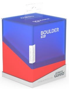 Ultimate Guard: Boulder 100+ - Synergy Blue/Red Deck Boxes & Storage Ultimate Guard