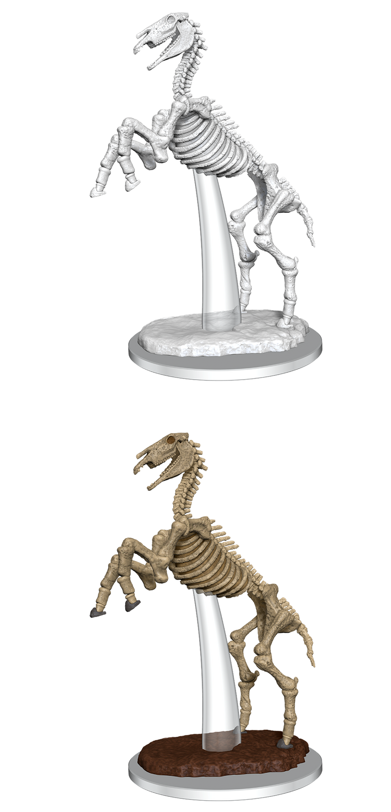 Pathfinder Battles Unpainted Minis - Skeletal Horse  WizKids D&D Miniatures Taps Games Edmonton Alberta