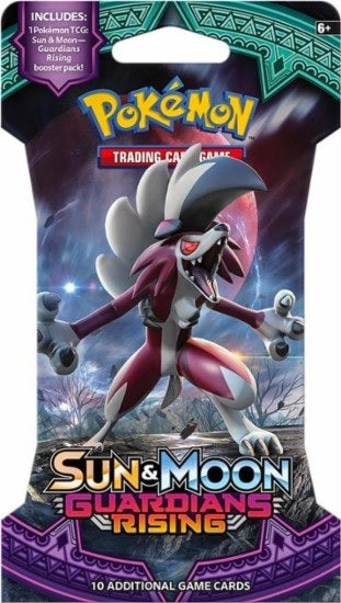 Pokémon: Sun & Moon Guardians Rising - Sleeved Booster Pack Pokemon Sealed Pokémon   