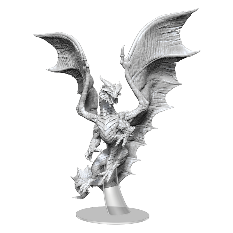 D&D Nolzur's Marvelous Miniatures: Adult Copper Dragon Unpainted Miniatures WizKids