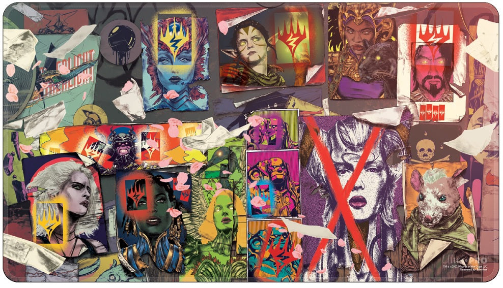 Ultra Pro: Holofoil Playmat - "Aftermath Planeswalkers" MTG March of the Machine Playmats Ultra Pro