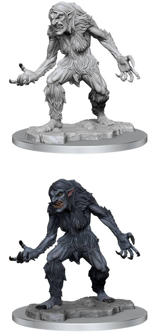 D&D Nolzur's Marvelous Miniatures: W16 Female Ice Troll Unpainted Miniatures Wizkids