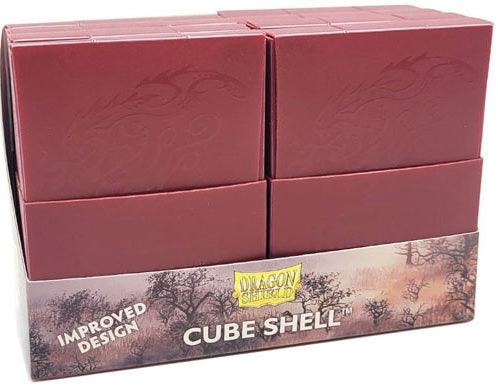 Dragon Shield: Cube Shell - Blood Red Deck Boxes & Storage Dragon Shield