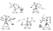 D&D Frameworks: W1 Kobolds RPG Miniatures WizKids