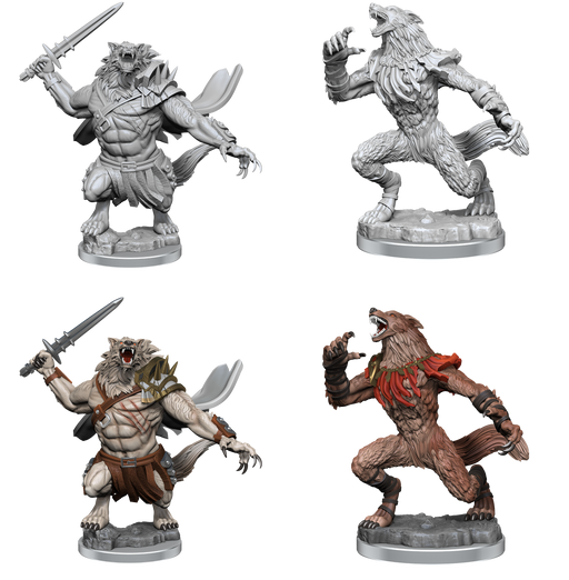 Magic the Gathering Miniatures: W4 Arlinn Kord and Tovolar RPG Miniatures WizKids   