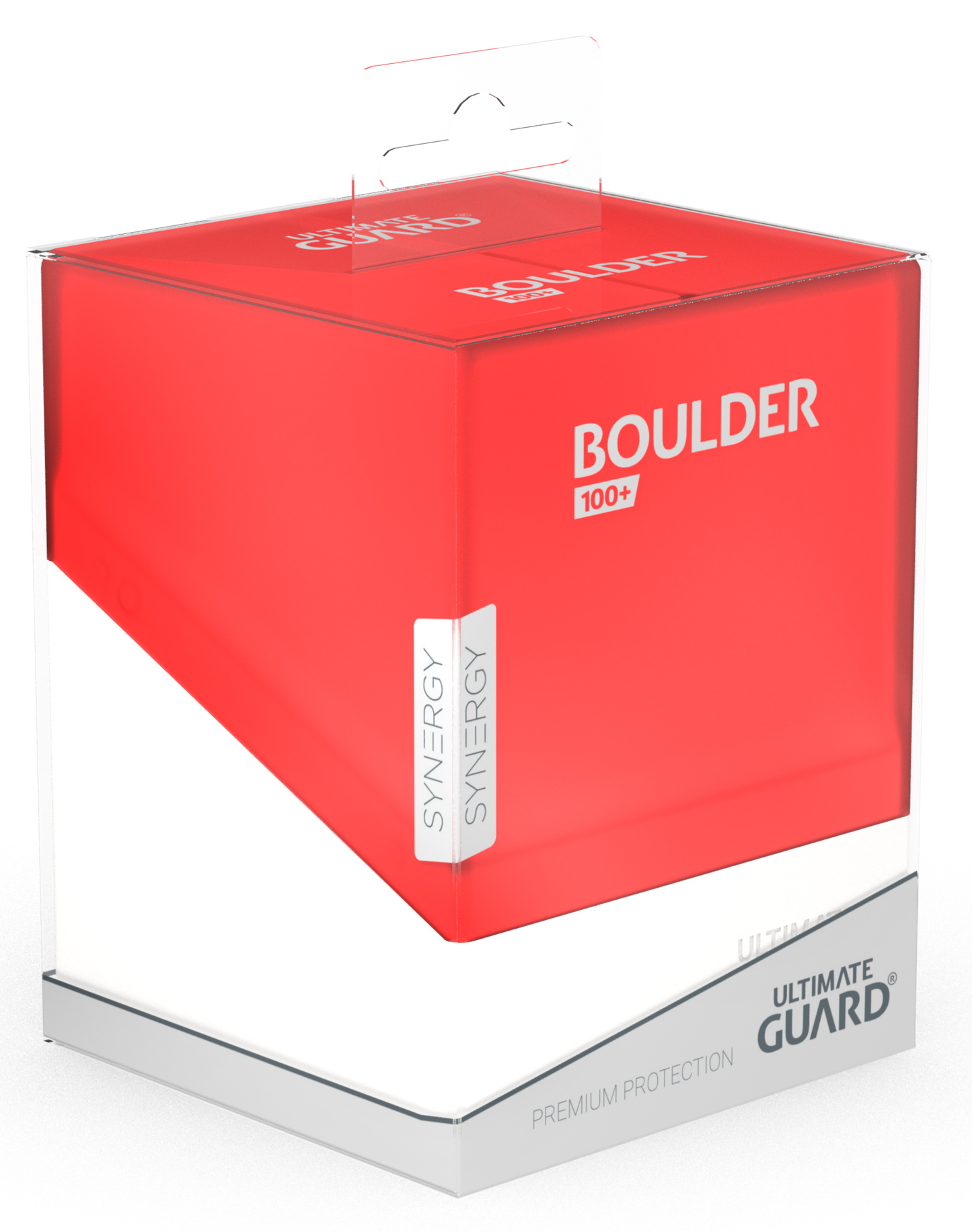Ultimate Guard: Boulder 100+ - Synergy Red/White Deck Boxes & Storage Ultimate Guard