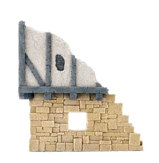 Battlefield in a Box: Wartorn Village Small Ruin Sandstone Terrain Gale Force Nine   