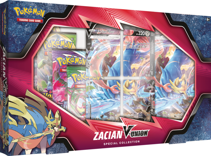 Pokémon TCG V-Union Special Collection Box: Zacian  The Pokémon Company Pokémon Sealed Taps Games Edmonton Alberta