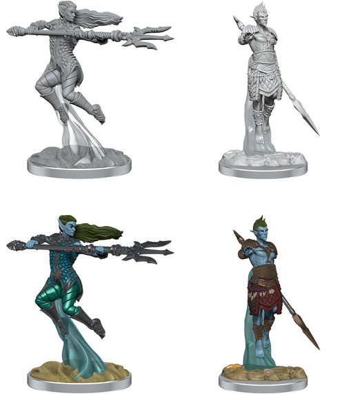 D&D Nolzur's Marvelous Miniatures: W20 Sea-Elf Fighters Unpainted Miniatures WizKids