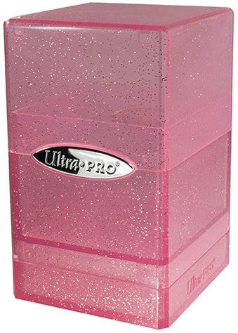 Ultra Pro: Glitter Pink Satin Tower Deck Boxes & Storage Ultra Pro