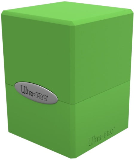 UP D-BOX SATIN CUBE LIME GREEN Deck Boxes & Storage Ultra Pro