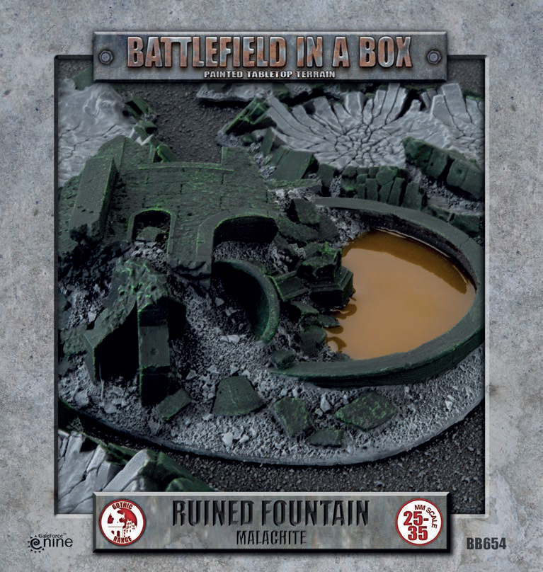 Battlefield in a Box: Gothic Ruined Fountain (Malachite)