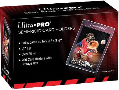 Ultra Pro: Semi-Rigid Card Holders 200Ct Card Holders & Protectors Ultra Pro