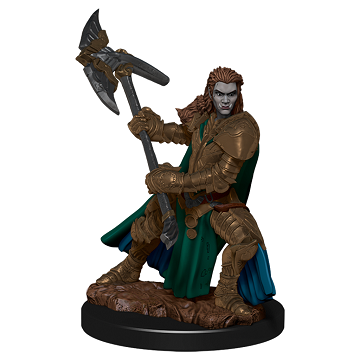 D&D Icons of the Realms Premium Miniature - Female Half-Orc Fighter