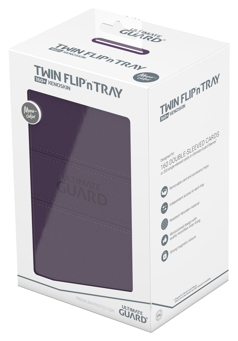 Ultimate Guard Twin Flip 'n' Tray: Purple (160+) Product Type Unknown Ultimate Guard