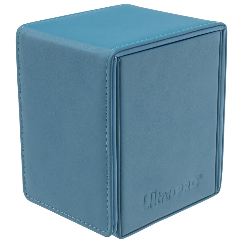 Ultra Pro: Vivid Alcove Flip Deck Box Teal Deck Boxes & Storage Ultra Pro