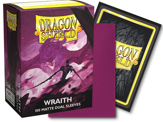 Dragon Shield: Dual Matte Sleeves - Wraith 100ct