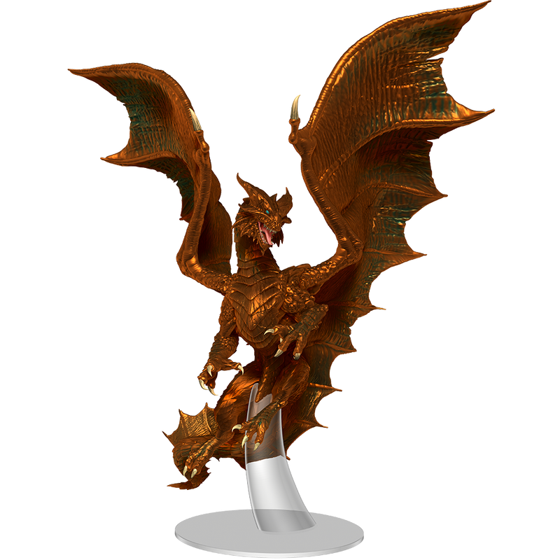 D&D Nolzur's Marvelous Miniatures: Adult Copper Dragon Unpainted Miniatures WizKids