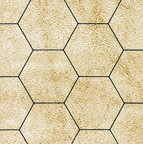 Chessex: Battlemat Megamat 1.5" Hex & Square Reversible 34.5" X 48" (CHX97257) Tabletop RPGs Chessex