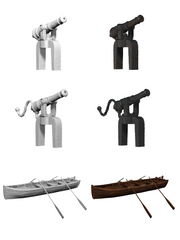 WizKids Unpainted Miniautures: W19 Ship's Crew Box Set Unpainted Miniatures WizKids